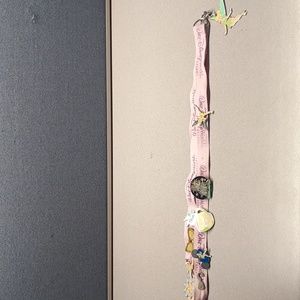 Tinkerbell Collection Disney Pins/Tinkerbell Charm on WDW Resort Pink Lanyard